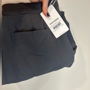 High Waist Jogger Mandala Scrub Pants Pewter